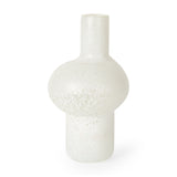 Heket Tall White Glass Vase from Mercana - Luna Furniture