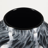 Masai Medium Black Mottled Glass Vase from Mercana - Luna Furniture