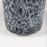 Masai Medium Black Mottled Glass Vase from Mercana - Luna Furniture