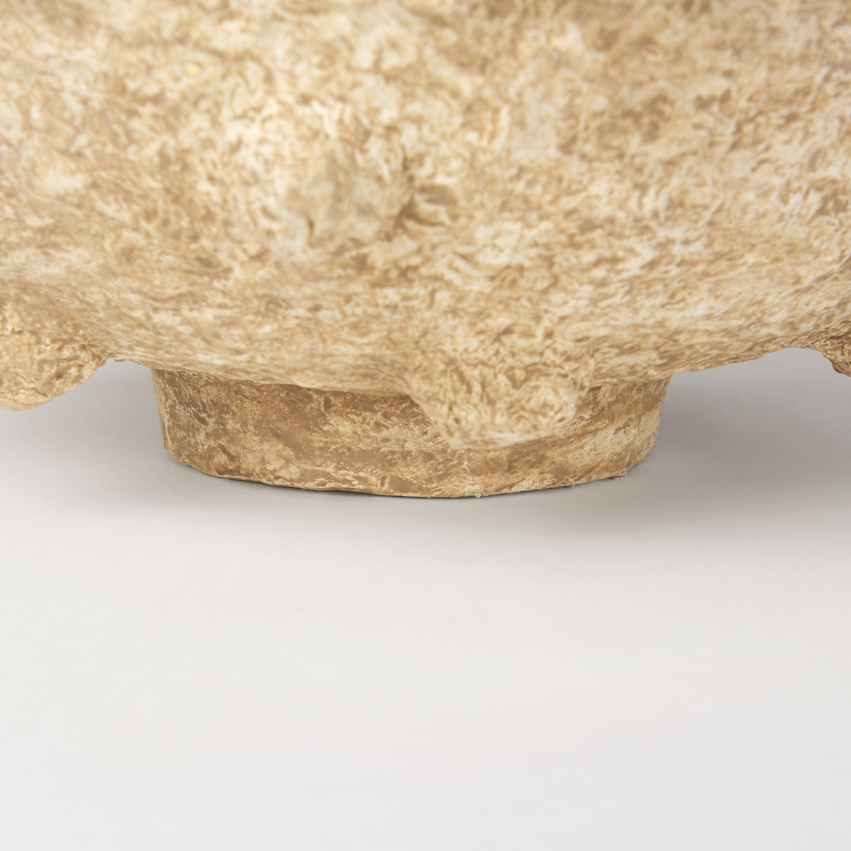 Sonam Set of 2 Beige Paper Mache Spiked Bowls from Mercana - Luna Furniture