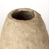 Rundal Small Beige Paper Mache Vase from Mercana - Luna Furniture