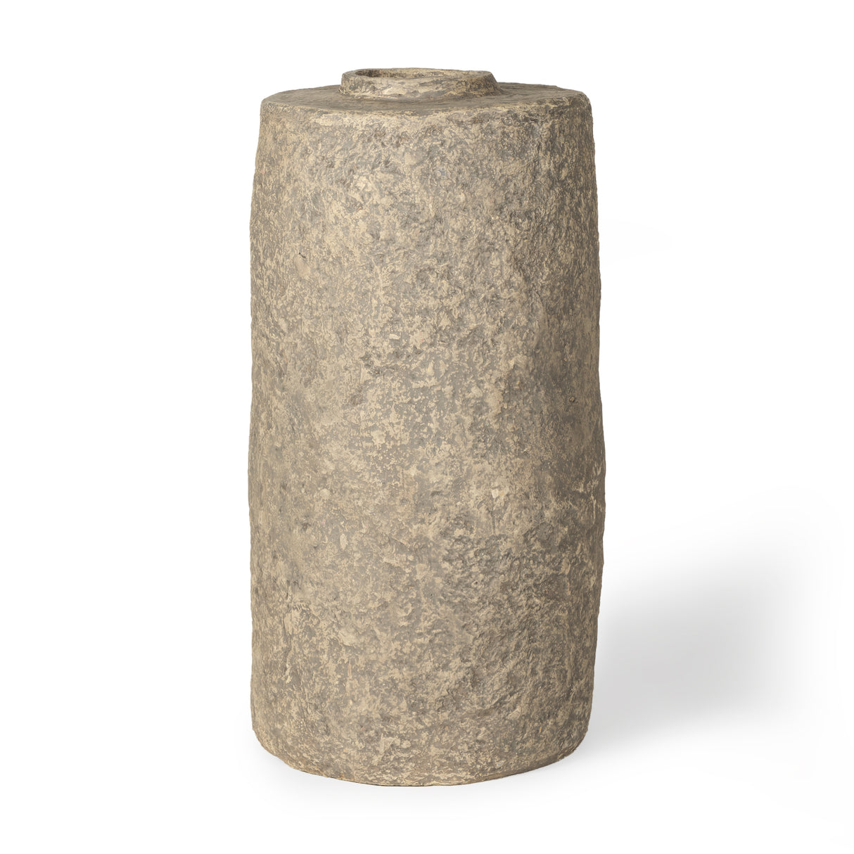 Rama Small Gray Paper Mache Floor Vase from Mercana - Luna Furniture