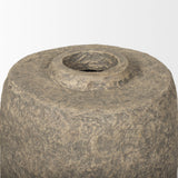 Rama Large Gray Paper Mache Floor Vase from Mercana - Luna Furniture