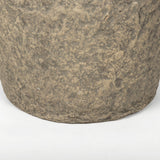Rama Large Gray Paper Mache Floor Vase from Mercana - Luna Furniture