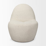 Beverly Cream Boucle Accent Chair from Mercana - Luna Furniture