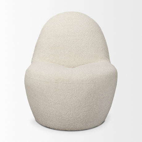 Beverly Cream Boucle Accent Chair from Mercana - Luna Furniture