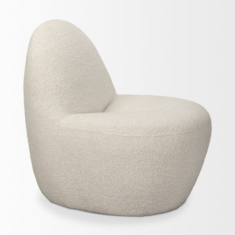 Beverly Cream Boucle Accent Chair from Mercana - Luna Furniture