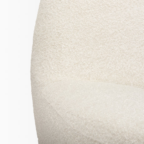 Beverly Cream Boucle Accent Chair from Mercana - Luna Furniture