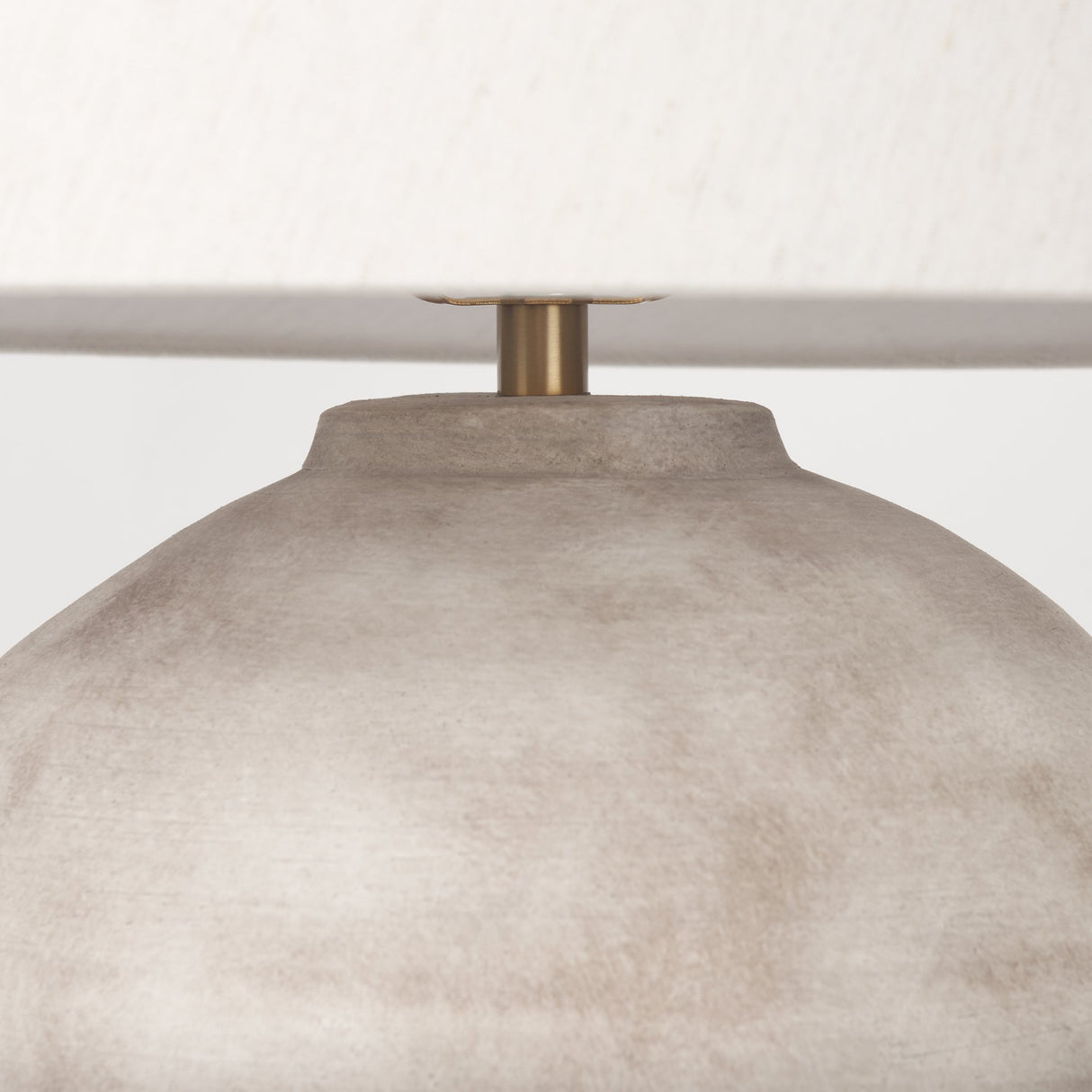 Marvin Taupe Ceramic Table Lamp from Mercana - Luna Furniture