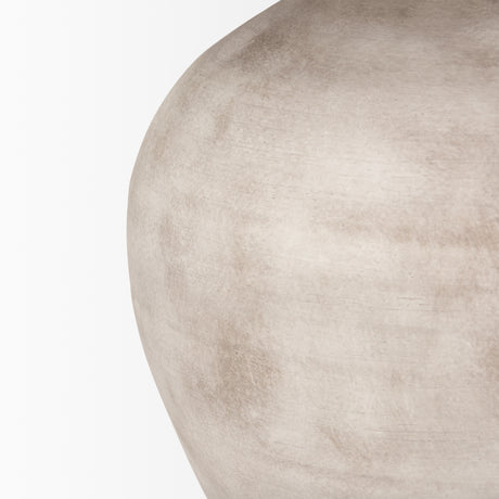 Marvin Taupe Ceramic Table Lamp from Mercana - Luna Furniture