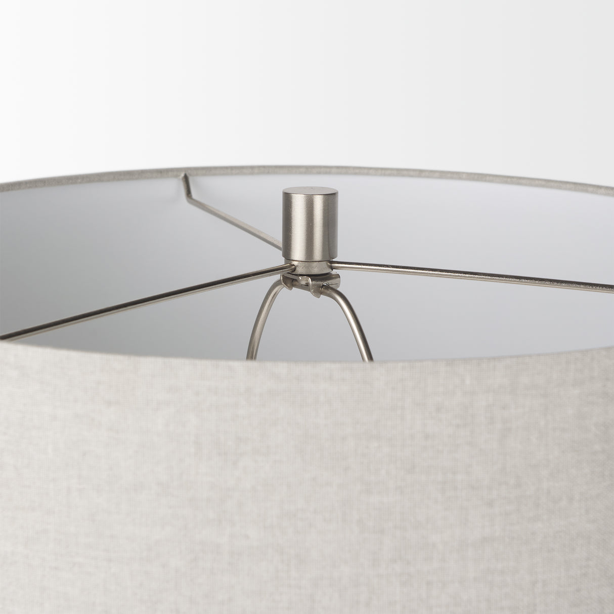 Piven White w/Antiqued Wash Textured Ceramic Table Lamp from Mercana - Luna Furniture