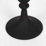 Haute Small Matte Black Blown Glass Candlestick from Mercana - Luna Furniture