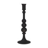 Haute Large Matte Black Blown Glass Candlestick from Mercana - Luna Furniture