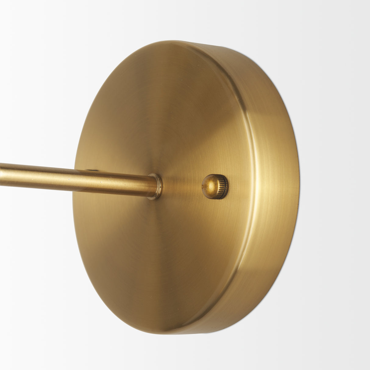 Britton Gold Metal w/ Clear Glass Globe 1-Light Wall Sconce from Mercana - Luna Furniture