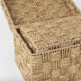 Hanalei Set of 2 Seagrass Boxes with Lids from Mercana - Luna Furniture