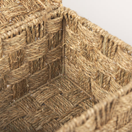 Hanalei Set of 2 Seagrass Boxes with Lids from Mercana - Luna Furniture