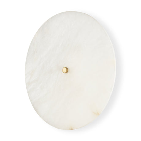 Dolly Brushed Gold Metal w/ Alabaster Shade 4-Light Wall Sconce from Mercana - Luna Furniture