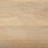 Maxton Light Brown Wood w/ Dark Gunmetal Iron Metal Dining Table from Mercana - Luna Furniture