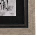 Countryside Sketches I by Ariana a Hand Embellished Textured Framed Art Print from Mercana - Luna Furniture