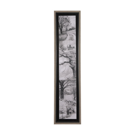 Countryside Sketches II by Ariana a Hand Embellished Textured Framed Art Print from Mercana - Luna Furniture