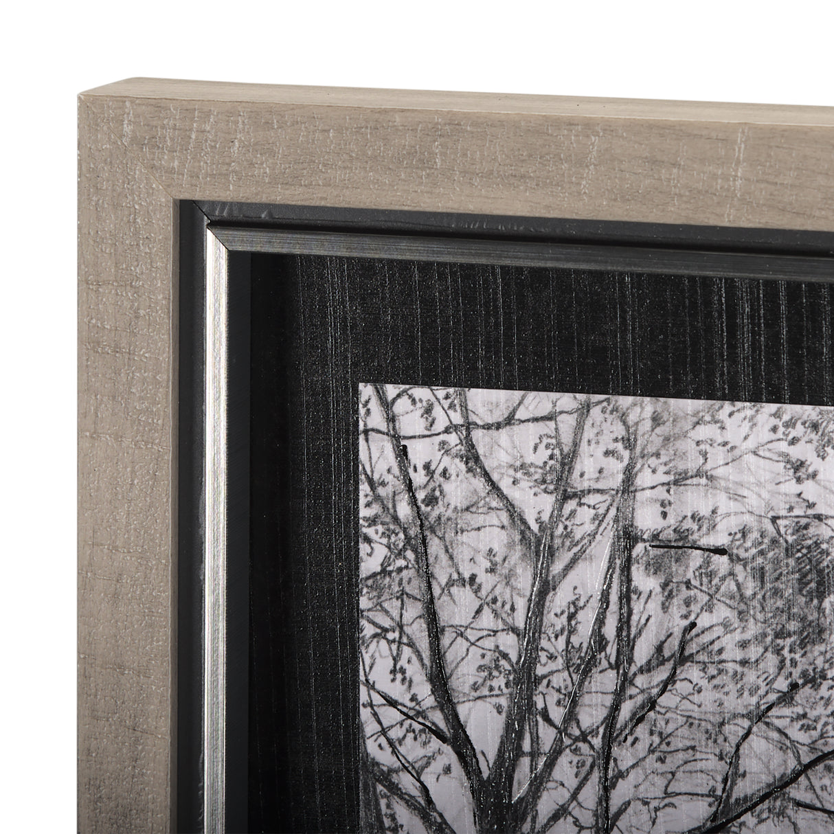 Countryside Sketches II by Ariana a Hand Embellished Textured Framed Art Print from Mercana - Luna Furniture