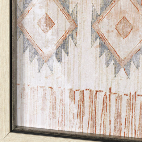 Aztec I by Mercana Studio a Hand Embellished Textured Framed Art Print from Mercana - Luna Furniture