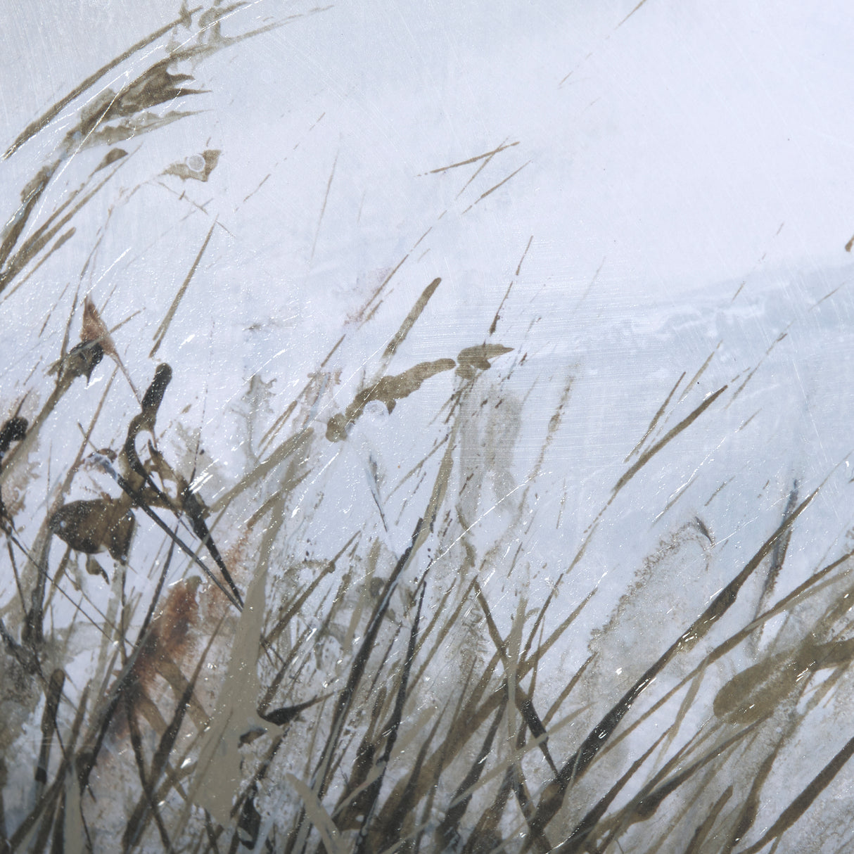 Chilly Breeze I by Natali a Hand Embelished Textured Framed Art Print Matted under Glass from Mercana - Luna Furniture
