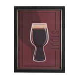 Beer Poster Stout by Mercana Studio a Hand Embellished Textured Framed Art Print from Mercana - Luna Furniture