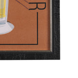 Beer Poster Pilsner by Mercana Studio a Hand Embellished Textured Framed Art Print from Mercana - Luna Furniture