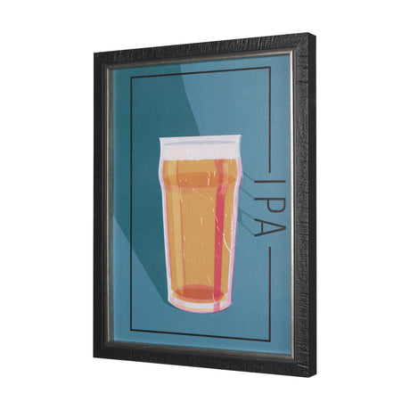 Beer Poster IPA by Mercana Studio a Hand Embellished Textured Framed Art Print from Mercana - Luna Furniture