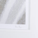 Ikat Patterns III by Silvia Krause a Hand Embellished Textured Framed Art Print Matted under Glass from Mercana - Luna Furniture