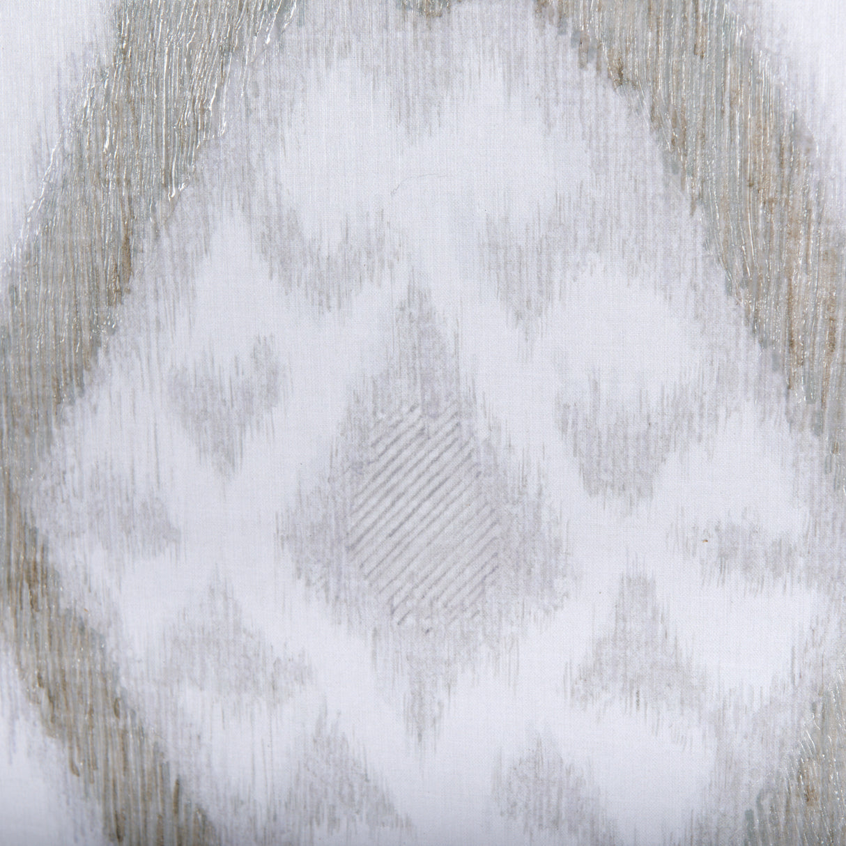Ikat Patterns III by Silvia Krause a Hand Embellished Textured Framed Art Print Matted under Glass from Mercana - Luna Furniture