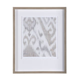 Ikat Patterns IV by Silvia Krause a Hand Embellished Textured Framed Art Print Matted under Glass from Mercana - Luna Furniture