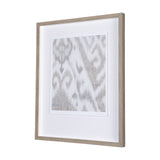 Ikat Patterns IV by Silvia Krause a Hand Embellished Textured Framed Art Print Matted under Glass from Mercana - Luna Furniture