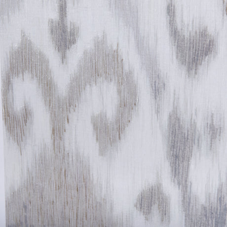 Ikat Patterns IV by Silvia Krause a Hand Embellished Textured Framed Art Print Matted under Glass from Mercana - Luna Furniture