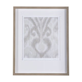 Ikat Patterns V by Silvia Krause a Hand Embellished Textured Framed Art Print Matted under Glass from Mercana - Luna Furniture