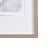 Ikat Patterns V by Silvia Krause a Hand Embellished Textured Framed Art Print Matted under Glass from Mercana - Luna Furniture