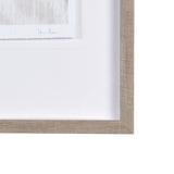 Ikat Patterns VI by Silvia Krause a Hand Embellished Textured Framed Art Print Matted under Glass from Mercana - Luna Furniture