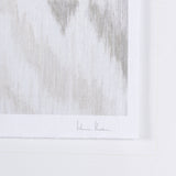Ikat Patterns VI by Silvia Krause a Hand Embellished Textured Framed Art Print Matted under Glass from Mercana - Luna Furniture