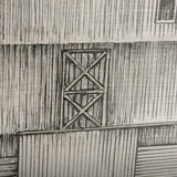 Barn Buildings I by CV a Hand Embellished Textured Framed Art Print Matted under Glass from Mercana - Luna Furniture