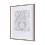 Ikat Patterns V by Silvia Krause a Hand Embellished Textured Framed Art Print Matted under Glass from Mercana - Luna Furniture