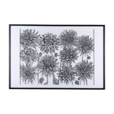 Dahlia Study - Detail by Mercana Studio Hand Embellished Textured Framed Art Photo Matted under Glas from Mercana - Luna Furniture