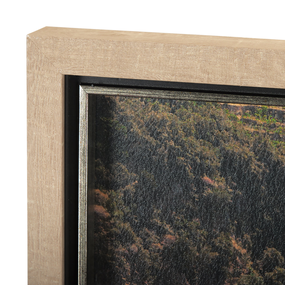 Cliffside View by Mercana Studio a Hand Embellished Textured Framed Art Photo Matted under Glass from Mercana - Luna Furniture