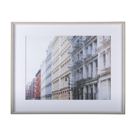Fresh Facade - Hand Embellished Textured Framed Photo Art Print Matted under Glass from Mercana - Luna Furniture