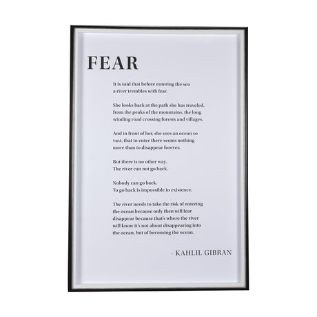 Fear by Mercana Studio a Hand Embellished Textured Framed Art Photograph Matted under Glass from Mercana - Luna Furniture