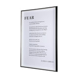 Fear by Mercana Studio a Hand Embellished Textured Framed Art Photograph Matted under Glass from Mercana - Luna Furniture