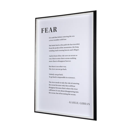 Fear by Mercana Studio a Hand Embellished Textured Framed Art Photograph Matted under Glass from Mercana - Luna Furniture