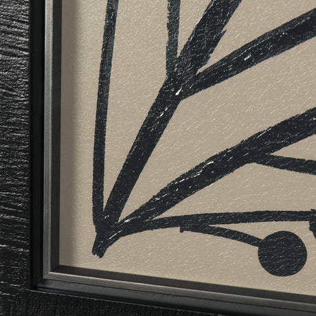Simple Floral - Grow by Mercana Studio Hand Embellished Textured Framed Art Photo Matted under Glass from Mercana - Luna Furniture