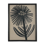 Simple Floral - Bloom by Mercana Studio Hand Embellished Textured Framed Art Photo Matted under Glas from Mercana - Luna Furniture