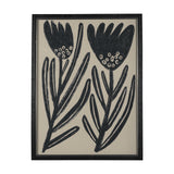 Simple Floral - Lively by Mercana Studio Hand Embellished Framed Art Photo Matted under Glass from Mercana - Luna Furniture